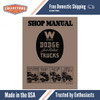 Service Manual for 1941-1947 Dodge Truck W Series