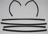 Glass Run Channel Weatherstrip for 1958 Chevy Bel Air Biscayne Delray Impala