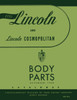Parts Catalog for 1950 Lincoln