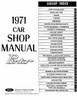 Service Manual for 1971 Ford Pinto