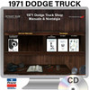 Digital Shop Manual and Resources for 1971 Dodge Truck