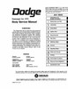 Service Manual for 1973 Dodge