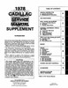 Service Manual for 1978 Cadillac Service Manual for 1978 Cadillac