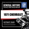Digital Shop Manual and Resources for 1971 Chevrolet