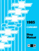 Service Manual for 1985 Chevy Camaro Service Manual for 1985 Chevy Camaro