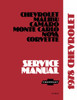 Service Manual for 1978 Chevrolet