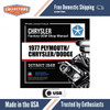 Digital Shop Manual and Resources for 1977 Plymouth, Chrysler, Dodge Models