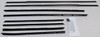Window Sweeps Felt Kit Belt Line Weatherstrip for 1965 Chevy Impala Convertible Black Front Rear - Replacement Seal Set Window Sweeps Felt Kit Belt Line Weatherstrip for 1965 Chevy Impala Convertible Black Front Rear - Replacement Seal Set