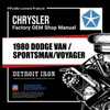 Digital Shop Manual and Resources for 1980 Dodge and Plymouth Van
