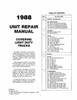 Service Manual for 1988 Chevy Light Duty Truck Service Manual for 1988 Chevy Light Duty Truck