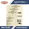 Service Manual for 1989 Chevy Camaro