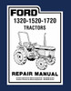 Service Manual for Ford Tractor 1320, 1520, 1620, 1715, 1720