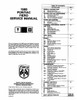Service Manual for 1988 Pontiac Fiero Service Manual for 1988 Pontiac Fiero