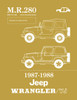 Body Shop Manual for 1987-1988 Jeep Wrangler, YJ