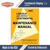 Service Manual for 1960 Lincoln