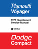 Service Manual for 1975 Plymouth Voyager, Dodge Compact Van