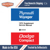 Service Manual for 1975 Plymouth Voyager, Dodge Compact Van