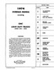 Service Manual for 1974 GMC Truck