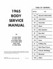 Service Manual for 1965 Chevrolet Chevelle, Nova, Corvair Service Manual for 1965 Chevrolet Chevelle, Nova, Corvair