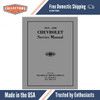 Service Manual for 1915-1920 Chevrolet FB 490 D Car, Model T Truck