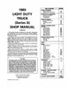 Service Manual for 1983 Chevy LD Truck S Series Service Manual for 1983 Chevy LD Truck S Series