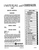 Service Manual for 1968 Chrysler Imperial