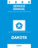 Service Manual for 1988 Dodge Dakota Truck