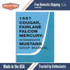 Service Manual for 1967 Ford Mustang, Comet, Falcon, Fairlane