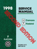 Service Manual for 1998 Camaro Firebird 3 Vol Set