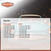 Window Sweeps Weatherstrip for 1965-1966 Chevy/GMC Truck Black Front Left Right