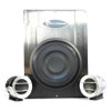 Vintage Car Speakers 2.1 Amplified System W/Sats