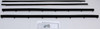 Replacement Window Sweeps Felt Kit Belt Line Weatherstrip for Ford Fastback 1978-83 2Dr - Without Vent Interior and Exterior