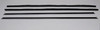 Window Sweeps Felt Kit for 1968-1969 Ford Ranchero Pick Up OEM - Front, Left, Right Weatherstrip Set
