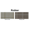 Trunk Floor Mat Cover for 66-67 Ford Fairlane 2DR Convertible Rubber Small Plaid