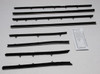 Window Sweeps Felt Kit Belt Line Weatherstrip for 1966-67 Pontiac Tempest Convertible - OEM USA Made Quality & Authentic
