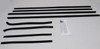 Window Sweeps Felt Kit Belt Line Weatherstrip for 1968-1969 Ford Fairlane Hardtop Black Front Rear - Authentic Seal
