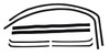 Window Sweeps Felt Kit Belt Line Weatherstrip for 1955-1959 Chevrolet GMC Truck Pickup - Front, Left, Right Inner Outer