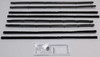 1964-65 Ford Falcon Tudor 2 Door Sedan Window Sweeps Felt Kit - OEM Thick, Inner & Outer Seals for Quiet Ride