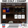 Digital Shop Manual and Resources for 1981 Dodge Colt, Plymouth Champ Digital Shop Manual and Resources for 1981 Dodge Colt, Plymouth Champ