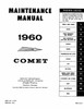 Service Manual for 1960 Mercury Comet Service Manual for 1960 Mercury Comet