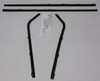 Window Sweeps Felt Kit for Vintage Dodge Dart 2Dr Sedan, Front & Rear Outer Weatherstrip Set - Authentic Reproduction Parts