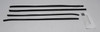 Window Sweeps Felt Kit for Chevrolet Impala 1961 Hardtop Authentic Outers Only Weatherstrip - Set of 4 Pieces Window Sweeps Felt Kit for Chevrolet Impala 1961 Hardtop Authentic Outers Only Weatherstrip - Set of 4 Pieces
