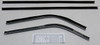 Window Sweeps Felt Kit Belt Line Weatherstrip for Plymouth Barracuda Fastback - Front, Rear, Left & Right Outer Area