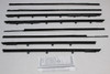 Window Sweeps Felt Kit Belt Line Weatherstrip for 1962 Pontiac Parisienne Hardtop - Front Rear Inner Outer Black