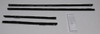 Window Sweeps Felt Kit for Pontiac GTO Lemans 1964 Convertible Authentic Parts Set of 4 Pieces United States Made