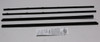 Window Sweeps Felt Kit for 1964-1965 Chrysler Dodge Plymouth B-Body Coupe - Authentic Outers Only Weatherstrip Set