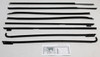 Window Sweeps Felt Kit for Chevrolet Impala 2 Door Hardtop - Front, Rear, Left & Right Inner/Outer Weatherstrip Set (8 Pcs)