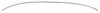 Hood Molding for 1970-1972 Chevelle, El Camino, Monte Carlo Non-Cowl, Rear Edge Hood Molding for 1970-1972 Chevelle, El Camino, Monte Carlo Non-Cowl, Rear Edge