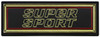 Dash Emblem for 1981-1988 Chevrolet El Camino Super Sport Gold/Red Each