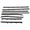 Door Window Belt Weatherstrip for 1968-1968 Pontiac GTO 8Pc. Right and Left